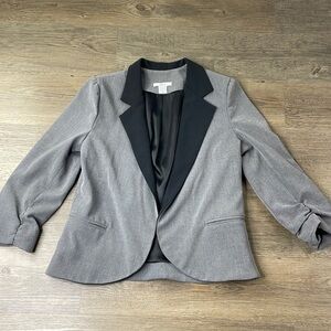 Bar III Women’s Grey Black Blazer, size Medium